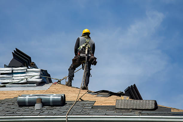 Professional Roofing technician working in Blandon, PA